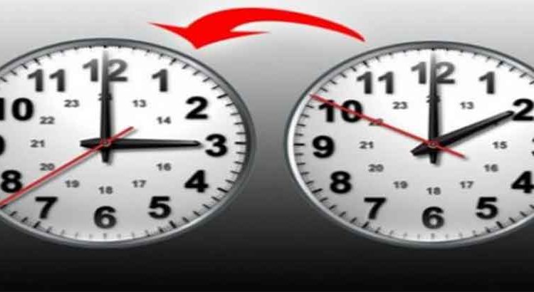 الرجوع إلى الساعة القانونية ابتداء من نهاية الصيف