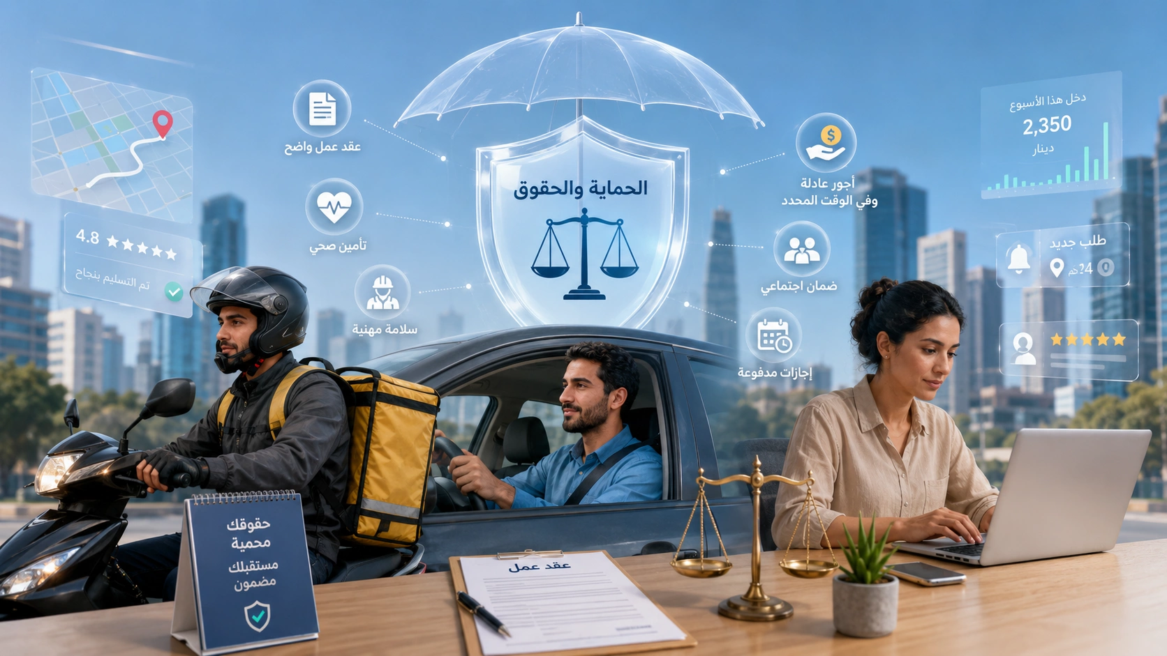 منظمة العمل الدولية تقر أول معاهدة عالمية لحماية العاملين في المنصات الرقمية