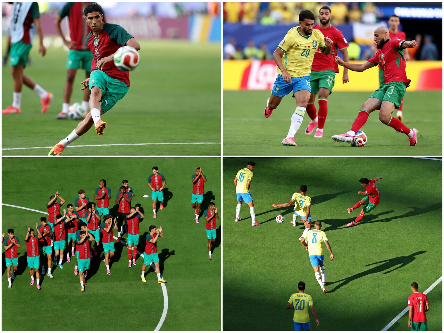 المغرب يفرض إيقاعه أمام البرازيل وبونو يحرس التعادل في شوط مثير