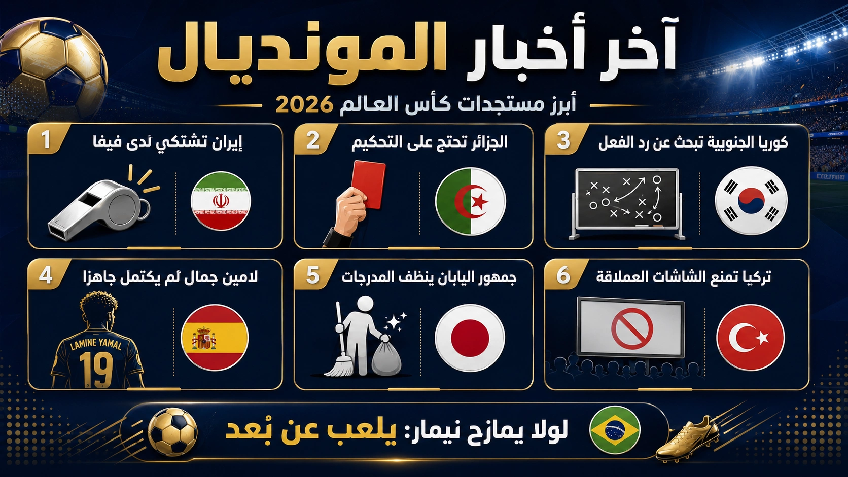 آخر أخبار المونديال