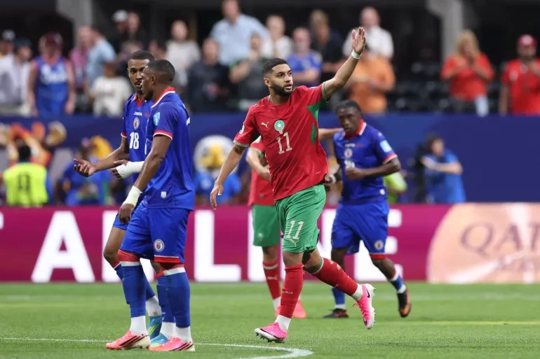 صيباري يدخل التاريخ.. نجم المغرب يكسر سقف الهدافين العرب في نسخة واحدة من كأس العالم